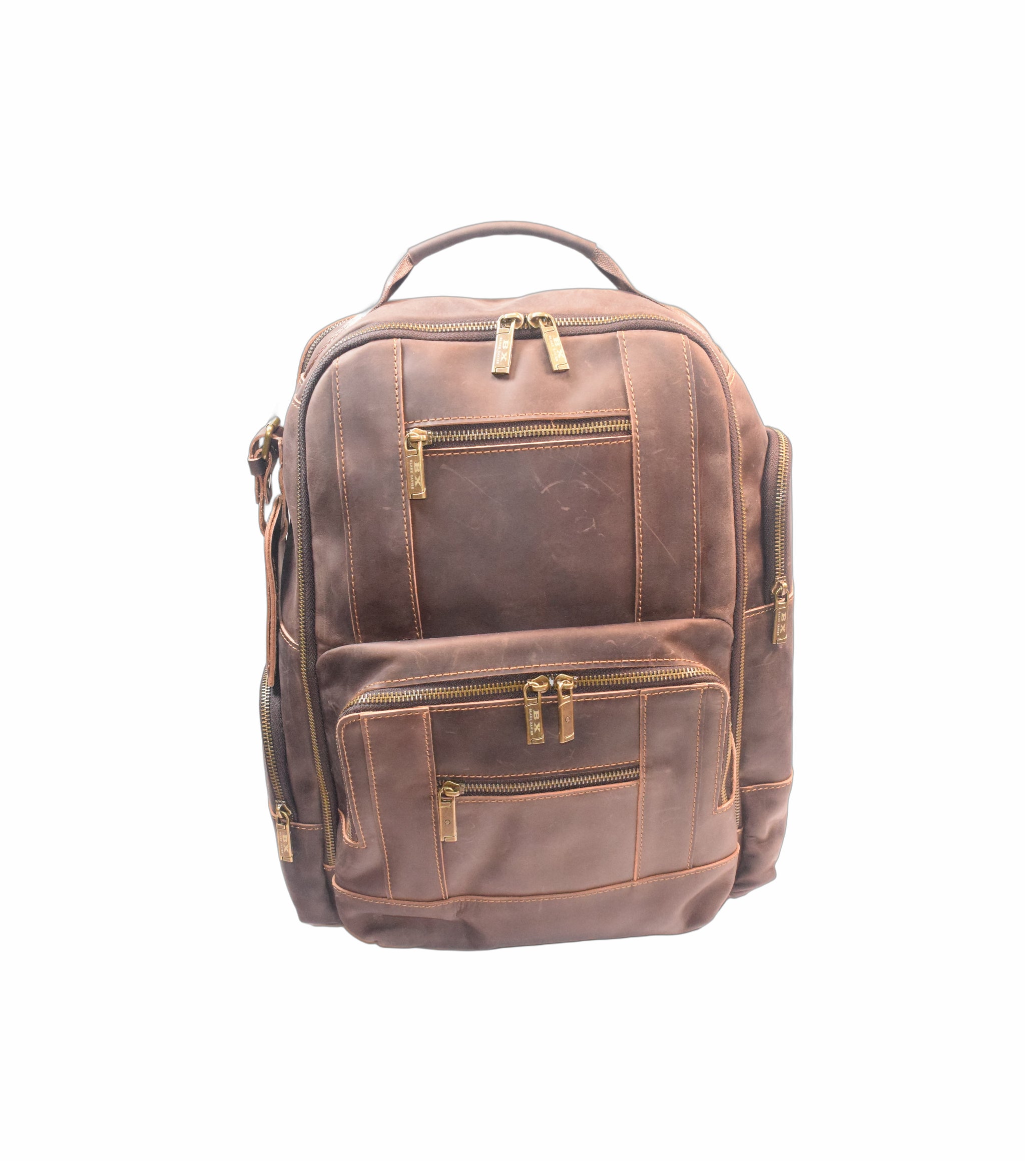 crrazy leather backpack Brown Rex, Brown 2026 Crazy Horse Leather Backpack Laptop Backpack Travel Backpack Mens Rucksack Model Number Crazy horse leather backpack, Dark