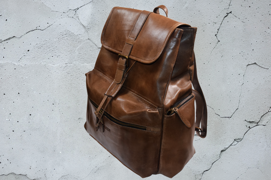 BX Backpack [Large] 100% Cowhide - Dark Brown