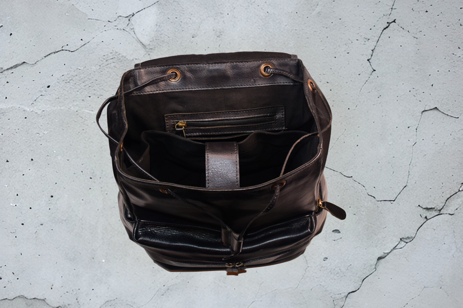 Pro Series Backpack - Black [Large] 100% Cowhide