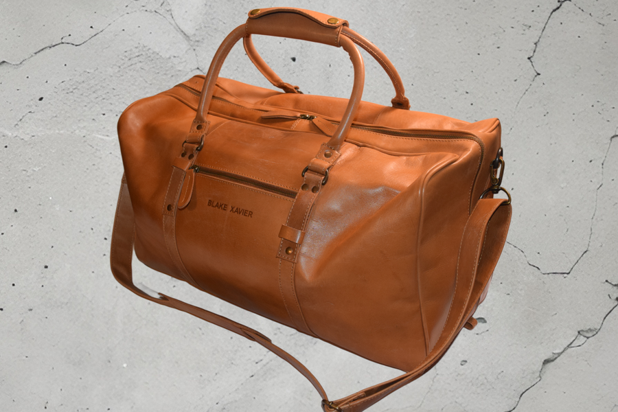 Pro Series Duffle [Carry-On] 100% Cowhide - Camel