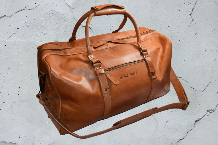 Pro Series Duffle [Carry-On] 100% Cowhide - Camel